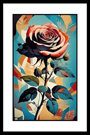 Olgun Gül Digital Art ( ÇERÇEVESİZ - ÇERÇEVE YOKTUR ) ( ULTRA HD ) FOLYO AFİŞ - POSTER