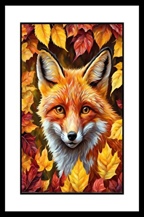 Anne Tilki Digital Art ( ÇERÇEVESİZ - ÇERÇEVE YOKTUR ) ( ULTRA HD ) FOLYO AFİŞ - POSTER