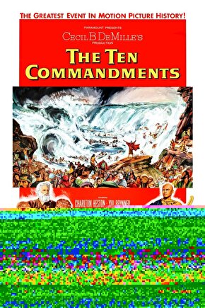 The Ten Commandments (1956) 004 AFİŞ - POSTER