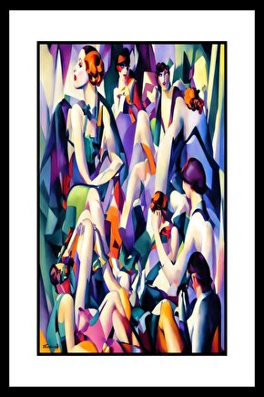 Kadınlar Toplantısı Digital Art ( ÇERÇEVESİZ - ÇERÇEVE YOKTUR ) ( ULTRA HD ) FOLYO AFİŞ - POSTER