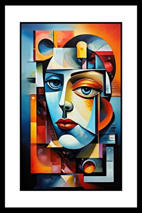 Üzgün Kadın Digital Art ( ÇERÇEVESİZ - ÇERÇEVE YOKTUR ) ( ULTRA HD ) FOLYO AFİŞ - POSTER