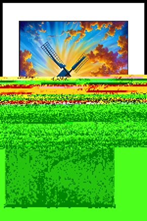 Ormanda Yeldeğirmeni Digital Art ( ÇERÇEVESİZ - ÇERÇEVE YOKTUR ) ( ULTRA HD ) FOLYO AFİŞ - POSTER