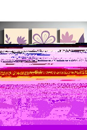 Matisse - Boho - Art Deco - Soyut - Doğa ( 3 lü Çerçevesiz ) Poster - Afiş - Tablo KR2C00635