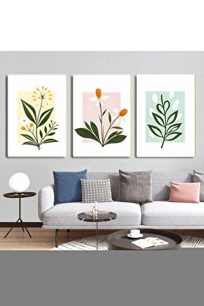 Matisse - Sanat - Soyut - Doğa - Ev - Yaşam ( 2 Li Çerçevesiz ) Poster - Afiş - Tablo NNHT671