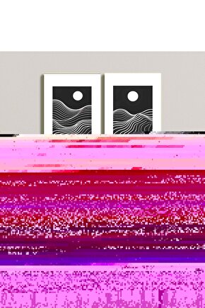 Matisse - Sanat - Soyut - Doğa - Ev - Yaşam ( 2 Li Çerçevesiz ) Poster - Afiş - Tablo NNHT575