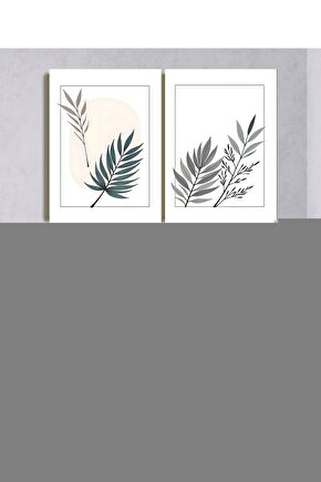 Matisse - Sanat - Soyut - Doğa - Ev - Yaşam ( 2 Li Çerçevesiz ) Poster - Afiş - Tablo NNHT109