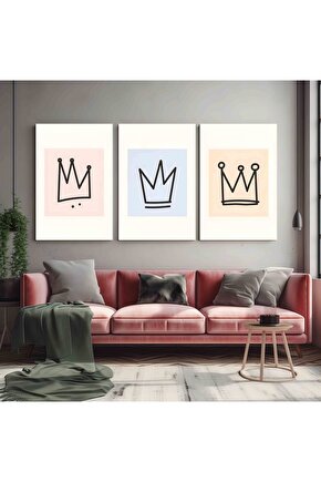 Matisse - Boho - Art Deco - Soyut - Doğa ( 3 lü Çerçevesiz ) Poster - Afiş - Tablo KR2C01173