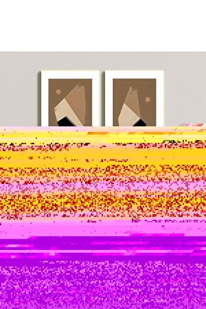 Matisse - Sanat - Soyut - Doğa - Ev - Yaşam ( 2 Li Çerçevesiz ) Poster - Afiş - Tablo NNHT517