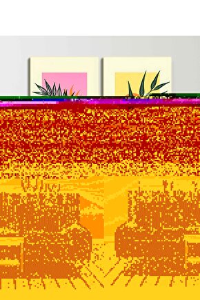 Matisse - Sanat - Soyut - Doğa - Ev - Yaşam ( 2 Li Çerçevesiz ) Poster - Afiş - Tablo NNHT652