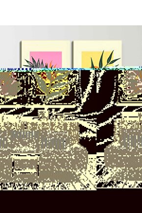 Matisse - Sanat - Soyut - Doğa - Ev - Yaşam ( 2 Li Çerçevesiz ) Poster - Afiş - Tablo NNHT652