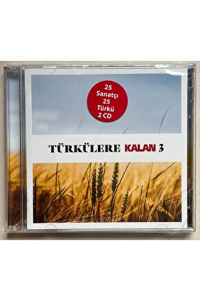 Türkülere Kalan 3 Cd 25 Sanatçı 25 Türkü (Jelatininde Sıfır Orjnal Dönem Baskı Cd)