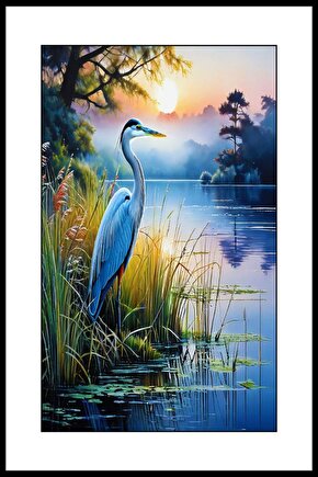 Bataklıkta Hayat Digital Art ( ÇERÇEVESİZ - ÇERÇEVE YOKTUR ) ( ULTRA HD ) FOLYO AFİŞ - POSTER