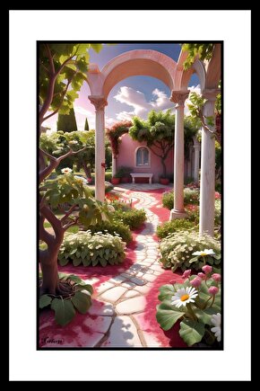 Babil Bahçeleri Digital Art ( ÇERÇEVESİZ - ÇERÇEVE YOKTUR ) ( ULTRA HD ) FOLYO AFİŞ - POSTER