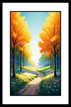 Piknik Park Digital Art ( ÇERÇEVESİZ - ÇERÇEVE YOKTUR ) ( ULTRA HD ) FOLYO AFİŞ - POSTER