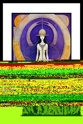 Meraklı Kadın Digital Art ( ÇERÇEVESİZ - ÇERÇEVE YOKTUR ) ( ULTRA HD ) FOLYO AFİŞ - POSTER