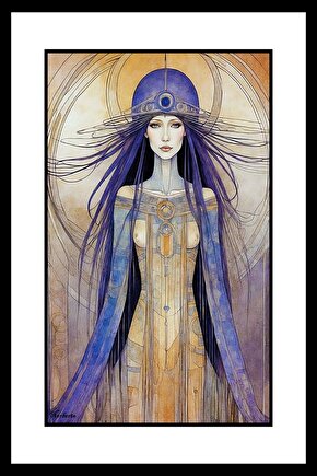 Model Kadın Digital Art ( ÇERÇEVESİZ - ÇERÇEVE YOKTUR ) ( ULTRA HD ) FOLYO AFİŞ - POSTER