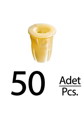 Mercedes W202 W210 C220 C230 C280 C36 E300 için Çıta Dübeli Klips - 50 Adet