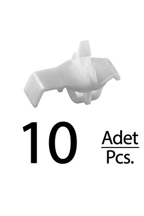 Mercedes 190 (W201) için Çamurluk Kaplama Klips - 10 Adet