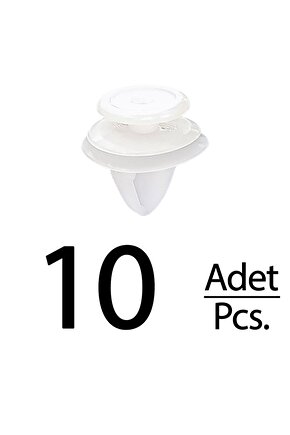 Renault, Peugeot, Mini, Audi, Seat için Kapı Döşeme Klips- 10 Adet