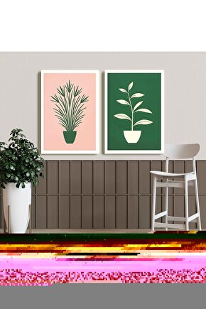 Mavi Panjurlu Ev Sanatsal Çerçeve Görünümlü Ahşap Tablo