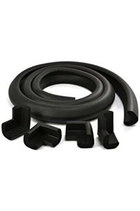 Slim 2 Mt. Kenar Koruyucu ve 4 Ad. Kose Koruyucu Siyah