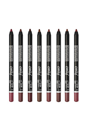 Emily Dudak Kalemi 8li Set No: 201-203-205-208-211-217-222-226