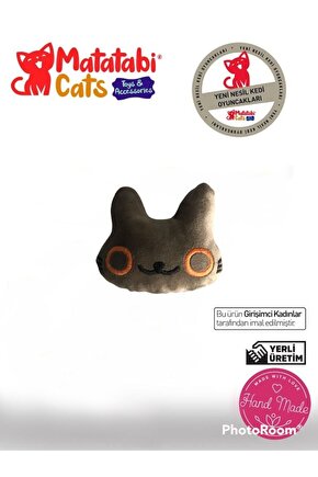 Caty Çıngıraklı Peluş Kedi Oyuncağı Matatabi Içerikli