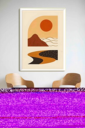 Matisse - Sanat - Soyut - Doğa - Yaşam ( Tekli Çerçevesiz ) Poster - Afiş - Tablo MKKM1344