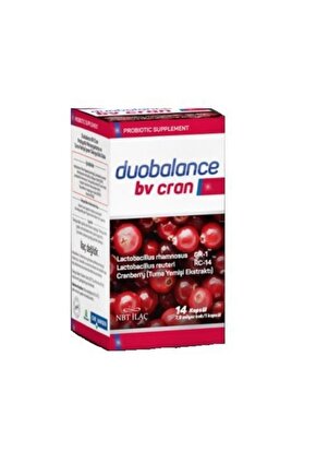 Nbt İlaç Duobalance Bv Cran 14 Kapsül
