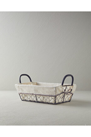 Lydia Metal Ekmek Sepeti Bej