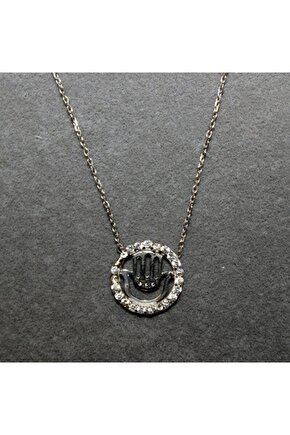 Halka Içinde Fatma Eli Kolye