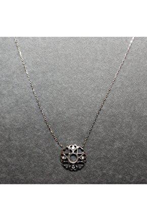 8 Kalpli Taşlı Kolye