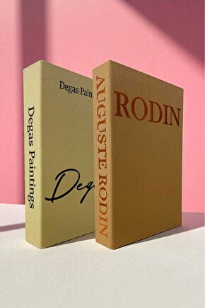 2’li Kumaş Kaplı Kitap Görünümlü Dekoratif Kutu | Hediye & Takı Kutusu