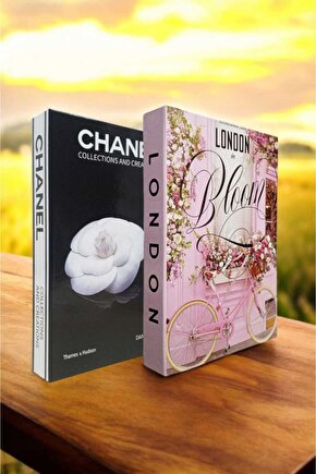 Dekoratif Kitap Görünümlü Kutu 2li Set Decorative Book Looking Box