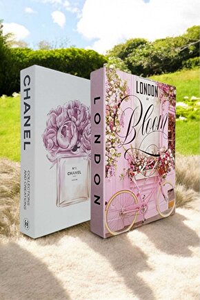 Dekoratif Kitap Görünümlü Kutu 2li Set Decorative Book Looking Box