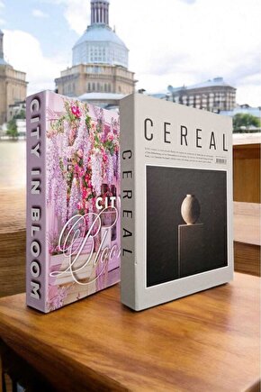 Dekoratif Kitap Görünümlü Kutu 2li Set Decorative Book Looking Box