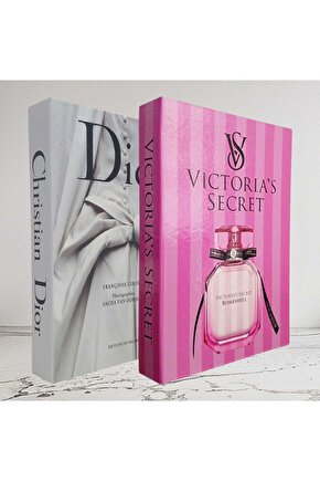 Dekoratif Kitap Görünümlü İçi Açılabilir Kutu 2 Adet