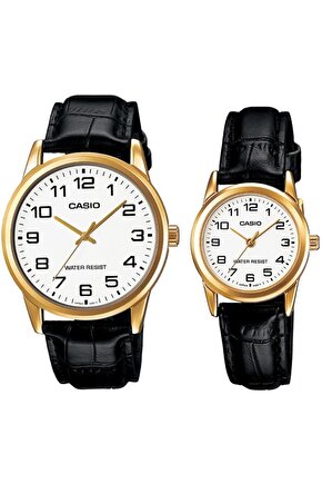 MTP-LTP- V001GL-7BUDF Çift Kol Saati (Kadın-Erkek)