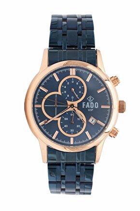 Rh 0028 Çelik Kordonlu Mavi Saat