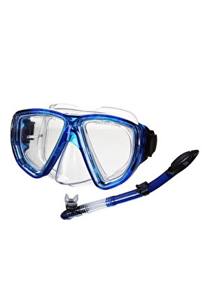 Havuz ve Deniz Kullanımına Uygun Yüzücü Maske Snorkel Şnorkel Şınorkel Set