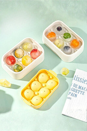 Lunara Silikon Küre Buz Kalıbı 14x8,5 cm - Sızdırmaz - Kolay Çıkarılabilir