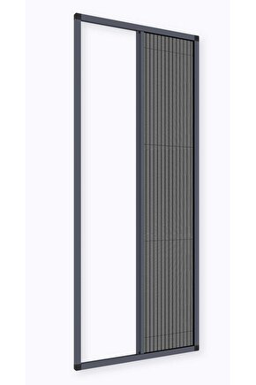 Sürgülü pilse Sineklik Kapı Antrasit Max ölçü 90x210