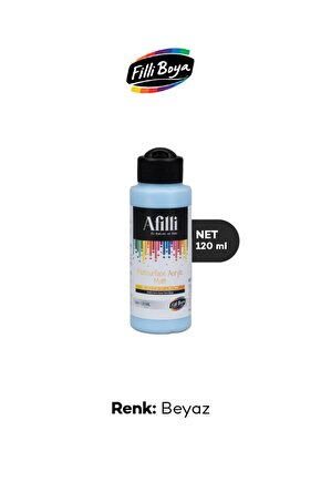 Afilli Multisurface Akrilik Mat 120 ml Beyaz