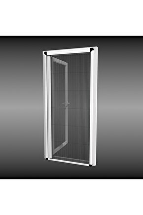 Akordeon Pileli Pilise Kapı Sineklik Beyaz-Antrasit-Kahve 90x210 Cm. İstenilen Ölçüde Yapılabilir