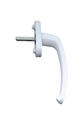 Plastik Pencere Kolu Alüminyum Beyaz Renk - Kapı Kolu