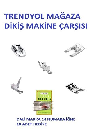 Dikiş Makine Çarşısı Beko Zetina Janome Ev Tipi Dikiş Makinesi Beşli Ayak Seti Iğne Hediyeli