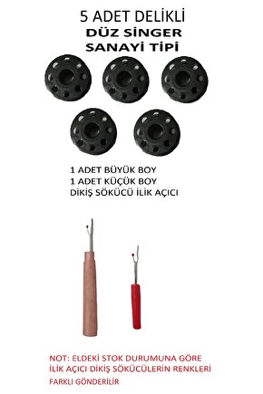 5 adet sanayi tipi masura 1 büyük dikiş sökücü 1 küçük dikiş sökücü mini hobi terzi seti