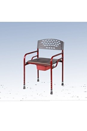 Yükseklik Ayarlanabilir Deri Döşemeli Hasta Klozeti