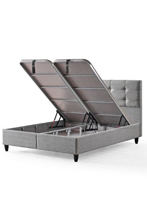 Mimoza Çift Kişilik Sandıklı Baza ve Başlık Takımı 2’li Set