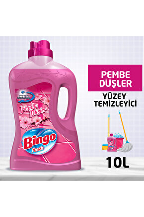 Fresh Yüzey Temizleyici 2,5 Lt Pembe Düşler Ekonomi Paketi 4lü